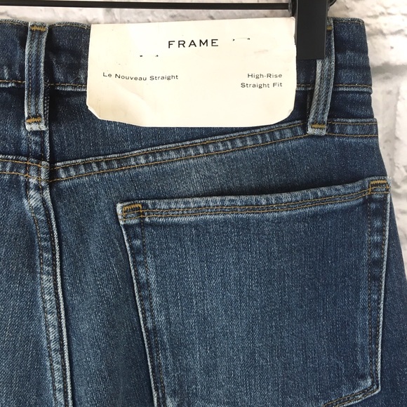 Frame NWT RARE Le Nouveau Straight High Rise Jeans - Picture 5 of 6